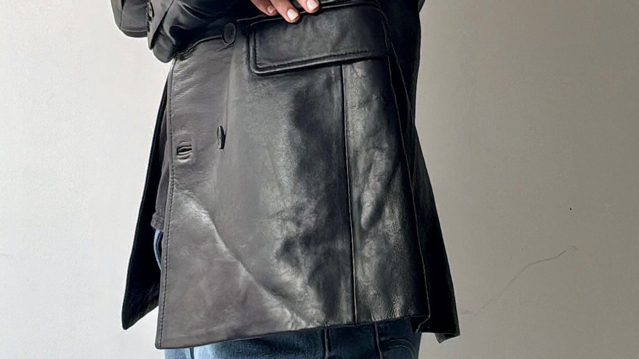 Lethal Leather Blazer, Witchery, Sistergolden