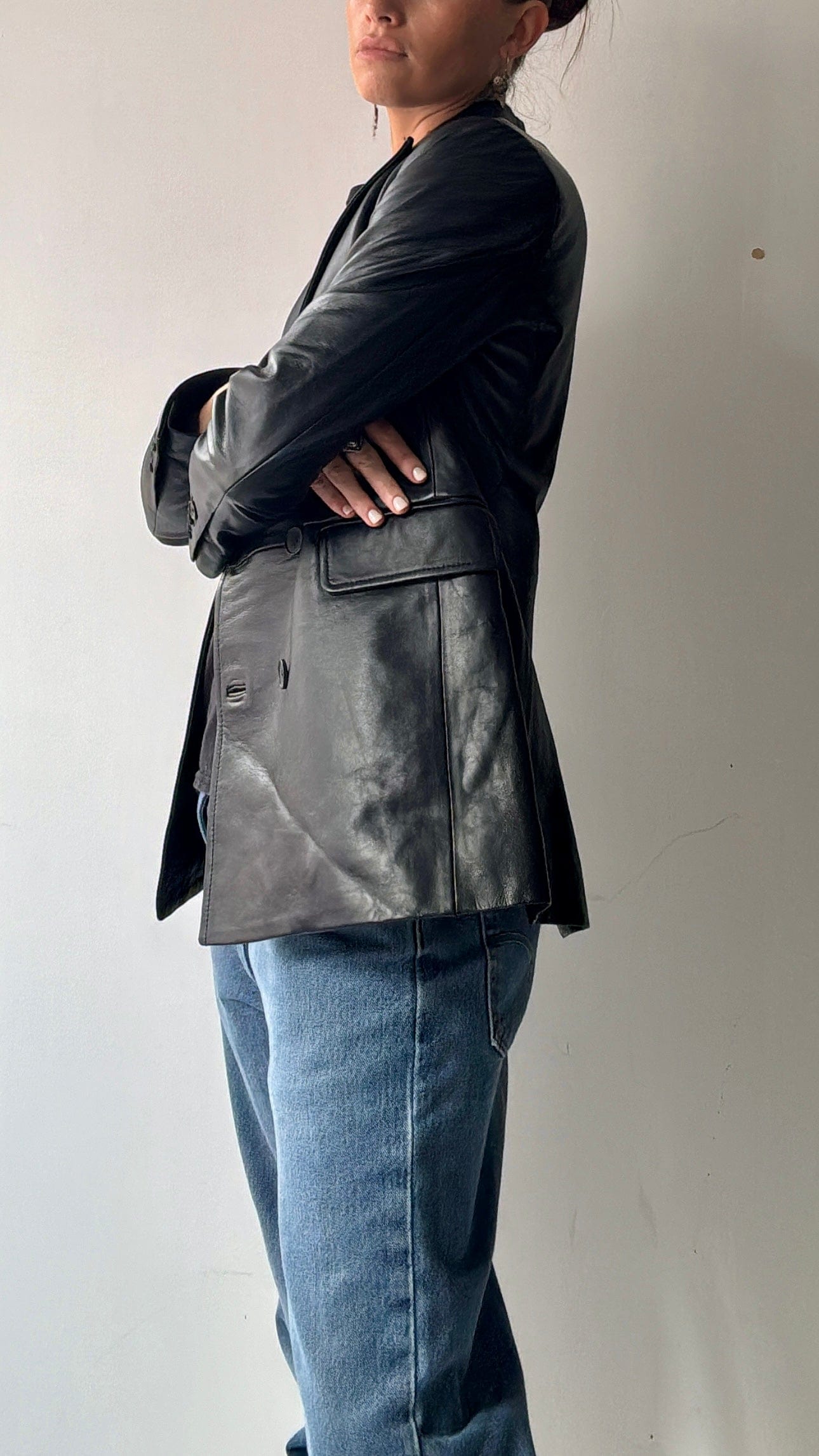 Lethal Leather Blazer, Witchery, Sistergolden